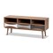 Baxton Studio Leane ModernNatural Brown Finished and Multi-Colored Wood 3-Drawer TV Stand 196-12081-ZORO - alternate 7